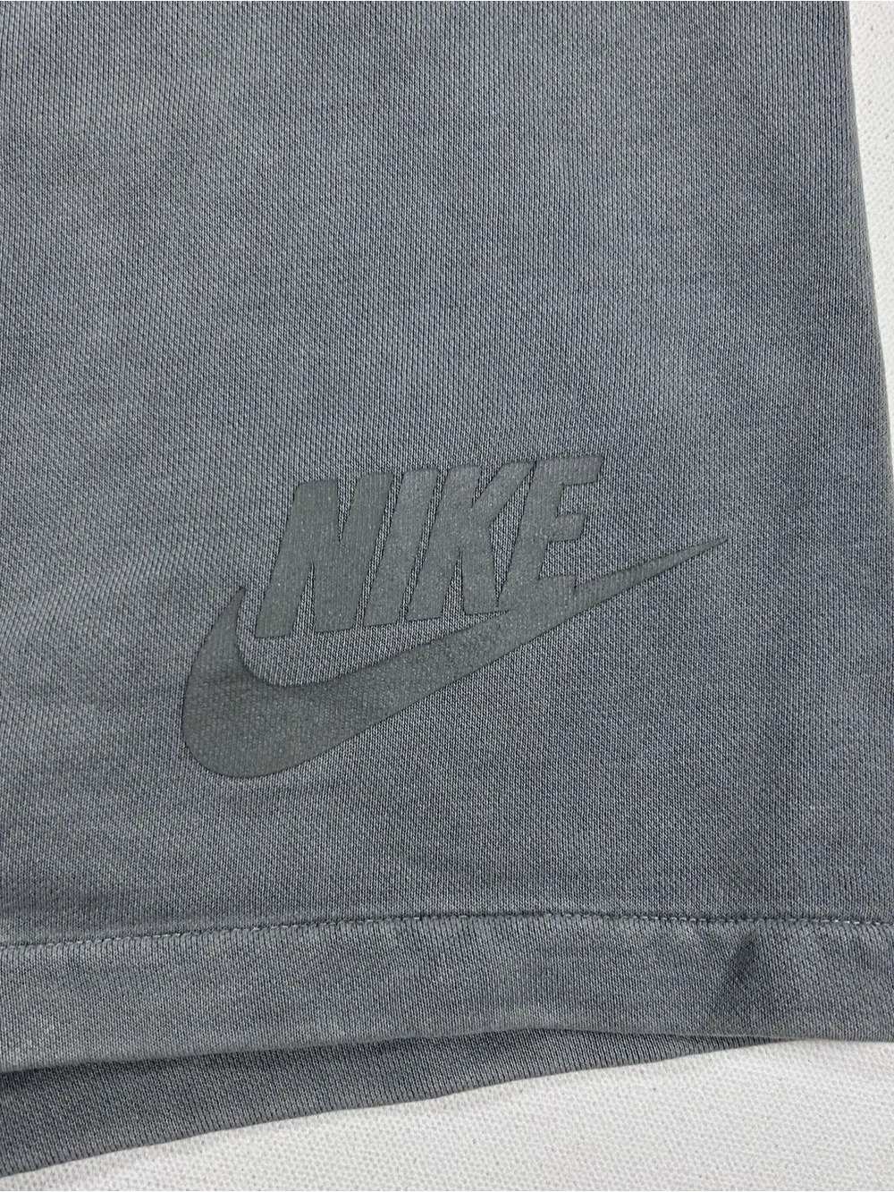 Vintage Nike Sweat Shorts Mens M Waist Gray Marks Noted Grunge 90s faded Stretch